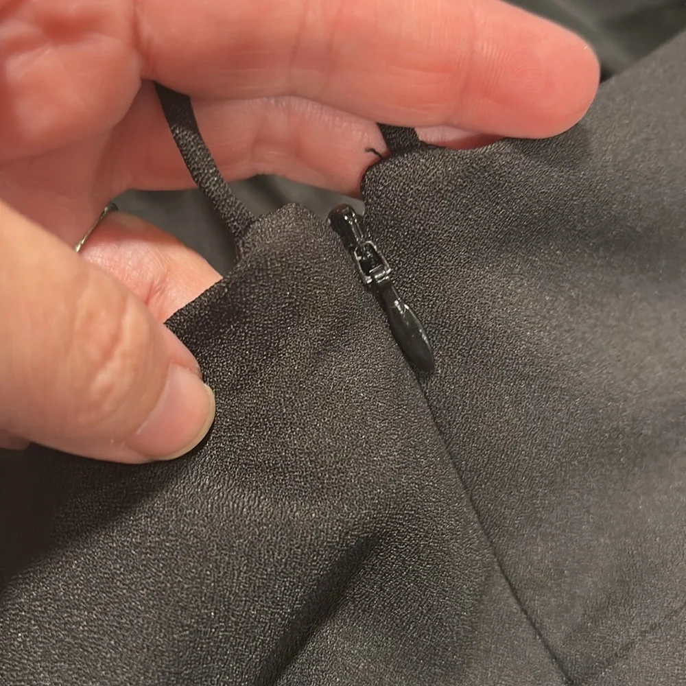 Anthropologie Hutch Black Wide Leg cut out jumpsuit size 10 - Picture 8 of 12